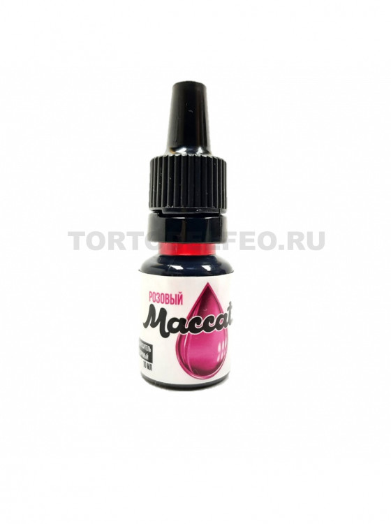 Краситель водорастворимый Maccato 10мл розовый гелевый